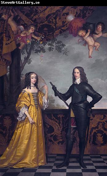 Gerard van Honthorst Willem II (1626-50), prince of Orange, and his wife Maria Stuart